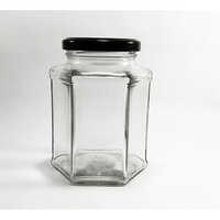 400ml Hexagonal Jar - Color: Transparent