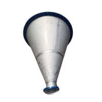 Stainless Steel Conical Hopper - Color: Silver