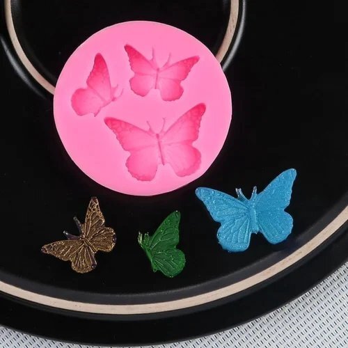 Butterfly candle And fondant mold