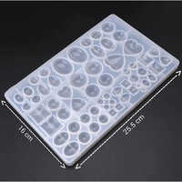 Multi Pendant Mold For Resin Art - Silicone Material, Different Sizes Available, Transparent Color | Ideal For Creative Resin Art Projects