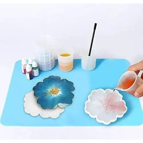 Silicon Flower Coaster Mold For Resin Art