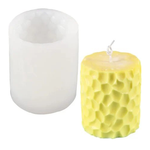 Fish scaleHoney comb pillar candle mold