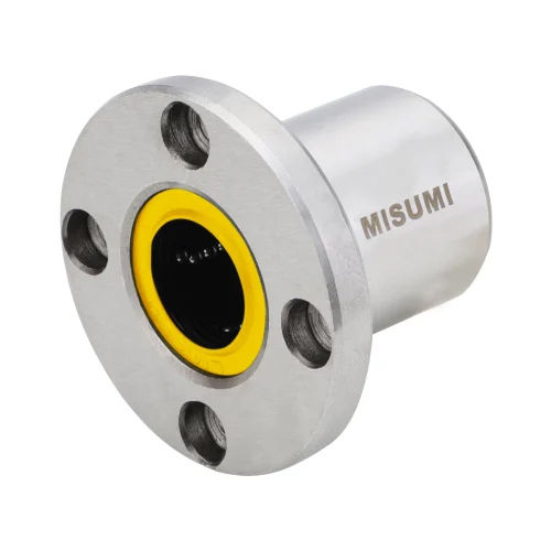 Silver Round Flanged Type Linear Bushing