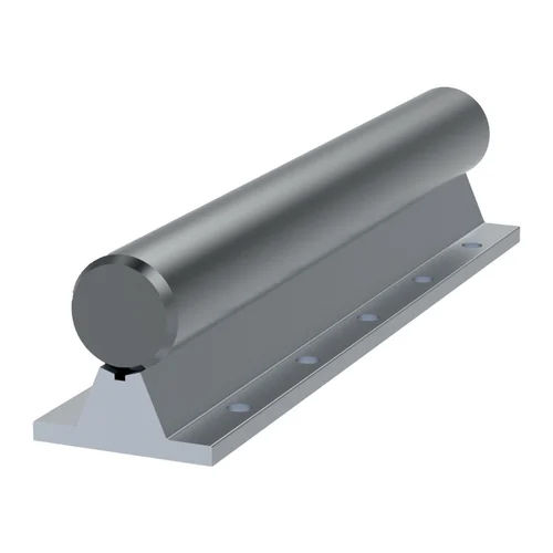 Silver Aluminum Shaft Support Rails