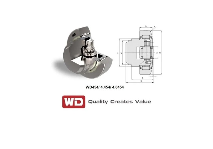 Eccentric Adjustable Combined Bearings - Steel , Different Sizes , Silver Finish | Ideal for Industrial Applications
