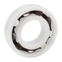 White Plastic Bearings - High-quality Material, Various Sizes Available, Industrial Use | Durable Design For Smooth Operation
