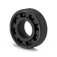 Industrial High Temperature Bearings - Stainless Steel, Available In Various Sizes, Sleek Black Color | Designed For High-temperature Industrial Applications