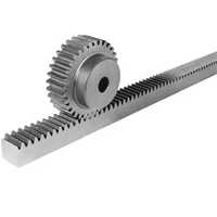 Silver Industrial Rack And Pinion Gear