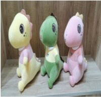 Dinosaur Soft Toy - Color: Pink And Green