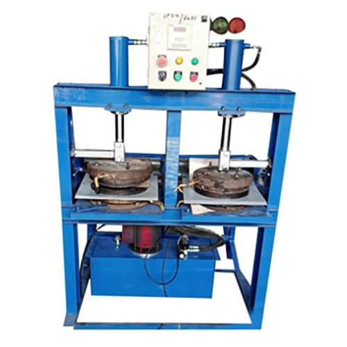 Paper Plate Making Machine Semi-automatic (Double Die Double Cylinder)