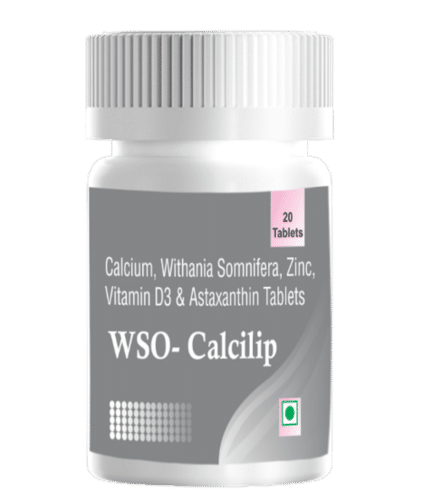 Calcium With Withania Somnifera With Zinc And Astaxanthin Tablet