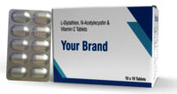 L-glytathion With N-acetylecystin And Viamin C Tablet