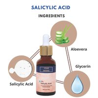 Salicylic Acid Face Serum - Liquid, Herbal Ingredients | Suitable For All Skin Types, 2% Concentration For Daily Use, 24 Months Shelf Life