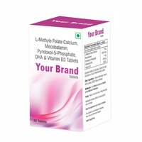 L-Methyle Folate Calcium With DHA And Vitamin D3 Tablet