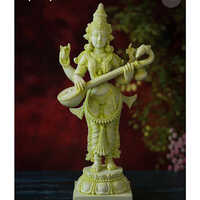 Man Saraswati Marble Statue
