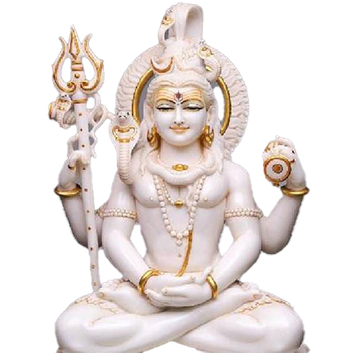 Bhole Shankar Marble Murti Statue