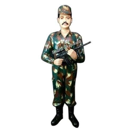 Military Man Marble Murti Statue