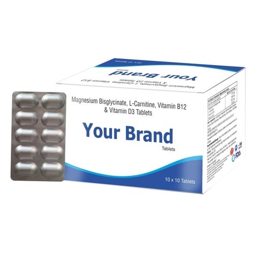 Magnesium Bisglycinate With Vitamin B12 Tablet