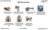 DIN Male RIGHTANGLE FOR 1-2- FEEDER SOLDER CONNECTOR