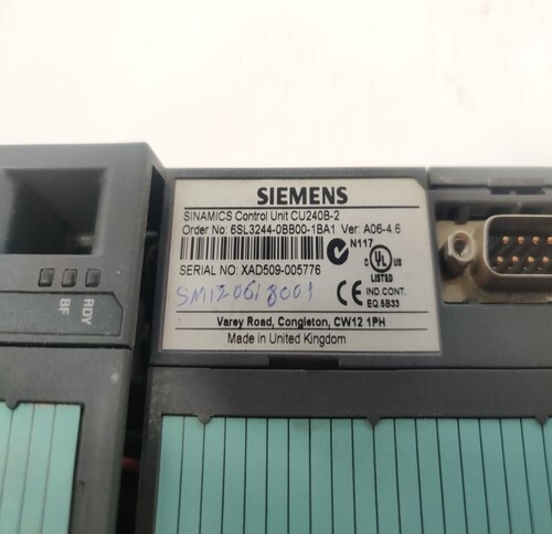 SIEMENS 6SL3244-0BB00-1BA1 SINAMICS CONTROL UNIT