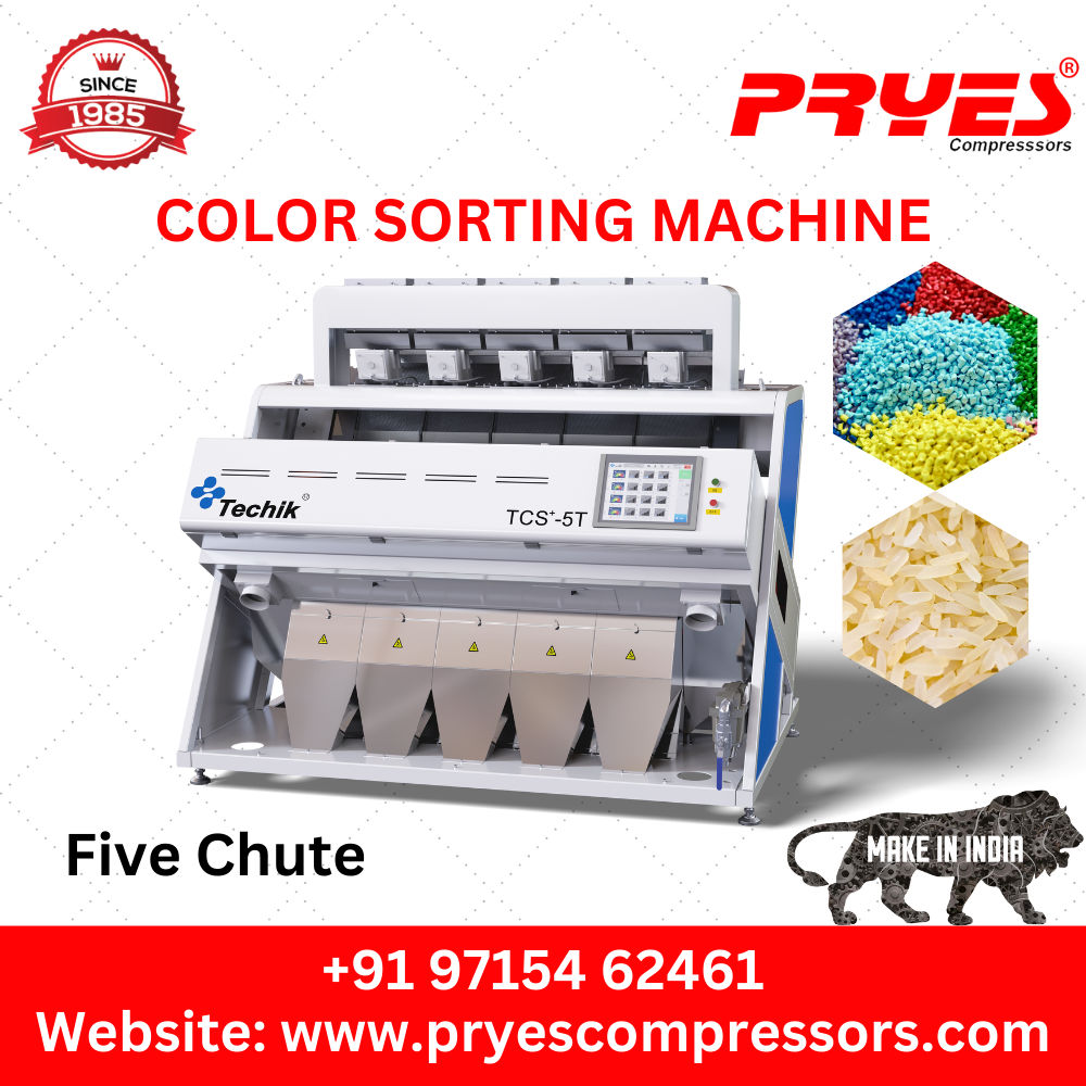 Rice Color Sorting Machine - 8 Chute Accuracy: 99 %