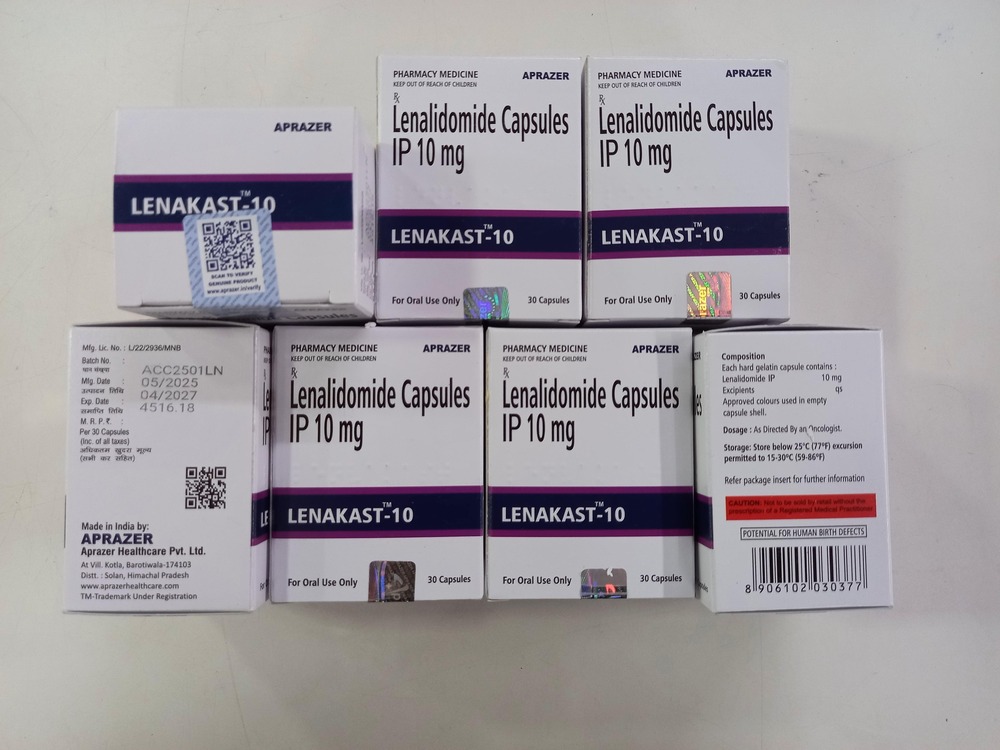 Lenalidomide Capsules - 25 mg General Medicine Suitable for All Store in Dry Place Tablet Form