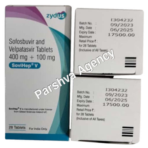 40 Mg Plus 100 Mg Sofosbuvir And Velpatasvir Tablets Age Group: All