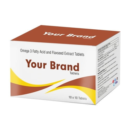 Omega 3 Fatty Acid And Flaxseed Extract Tablet