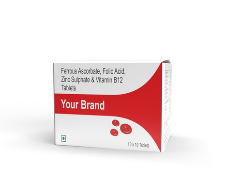 Ferrous With Zinc Sulphate And Vitamin B12 Tablet
