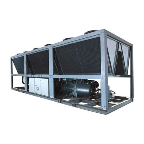 Black Metal Piston Type Air Cooled Chiller Plant