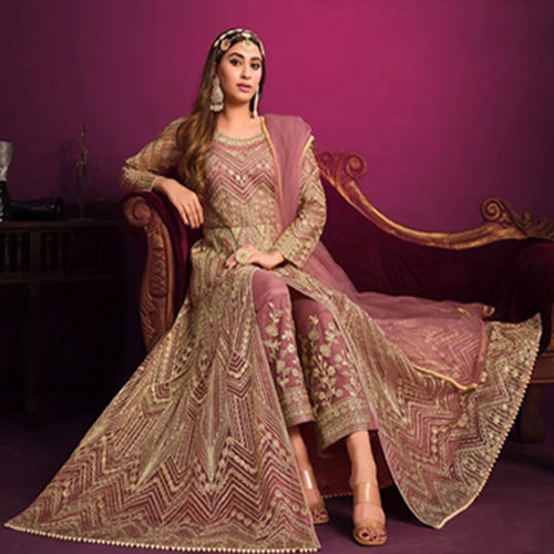 Designer Pakistani Wedding Wear Anarkali Gown Suits
