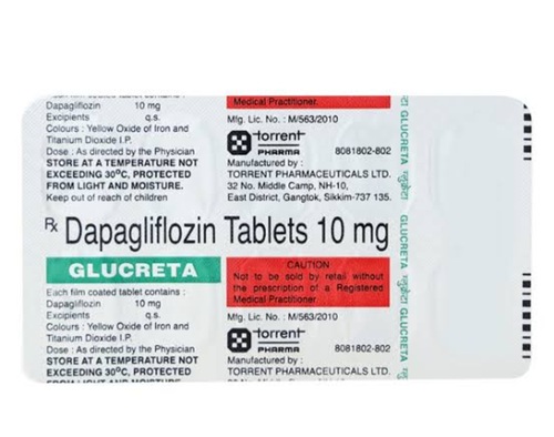 Dapagliflozin 10 Mg Tablet - Drug Type: Specific Drug