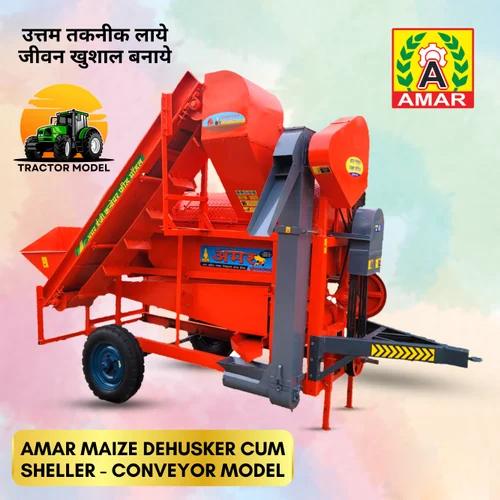 Conveyor Lift Model Maize Dehusker Thresher