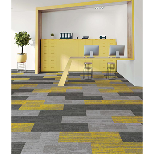 Plank Form Carpet Tile - Color: Multi