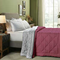 Cool Finish Premium 500 Gsm - Solid Reversible Winter Shield Acute Winter Duvet