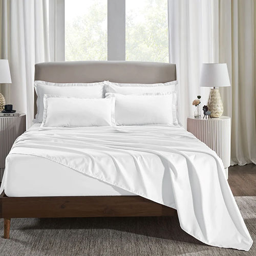 MILK & HONEY a   WHITE & COLOURED BED SHEETS ( PLAIN)