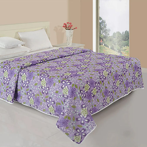 LAVENDER FLORAL PRINT DOHAR