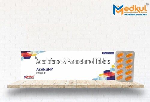 Aceclofenac 100 mg & Paracetamol I325 mg Tablets