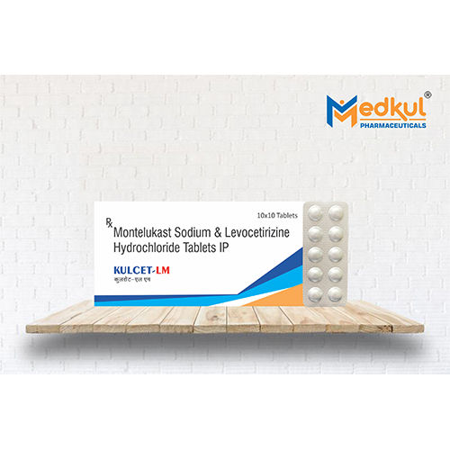 Levocetirizine 5 mg  Montelukast Sodium 10 mg Tablets