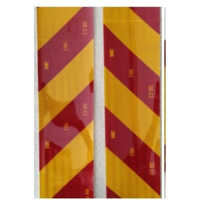 C3 Reflective Tape - Pvc Material, 3m C3 Reflective Type, Red And Yellow Color | Single Side Adhesive, Warning Use