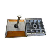 Aluminium Road Stud With Nails - Aluminium, Various Sizes, Silver Color | Infra Sector Usage, Manual Function, No Power Needed