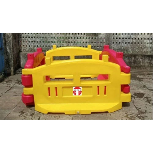 Yellow Road Crash Barrier