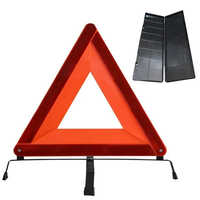 Red Triangle Reflector With Stand