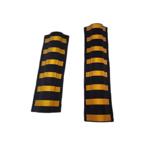 Yellow And Black Round Rubber Corner Guard