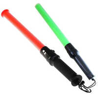 Traffic Light Baton - Pvc 21 Inch | Red And Green, 5 Functions, Manual Operation, For Traffic Safety Departments
