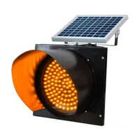 Black Solar Signal Light