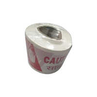 Barricade Roll - Pvc Material, 3 Inch Width, Red & White Colors | Single-sided Adhesive Caution Barricade Tape, Custom Length Available