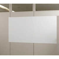 Rectangle Normal White Board Vinyl - Pvc & Vinyl, 4 Ft, White Color - Waterproof, Single Sided Tape, Ideal For Education & Collaborative Spaces