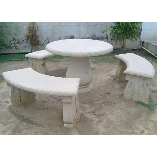 Stone Round Table Application: Hotel