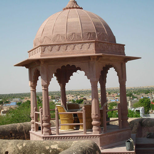 Indian Red Stone Chhatari